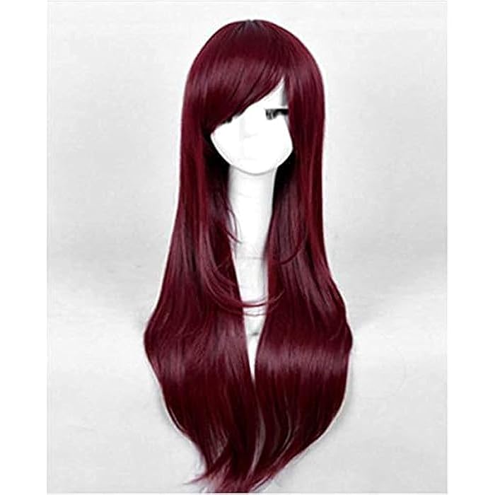 DILLARDS Long Straight Red Heat Resistant Wig - Image 1